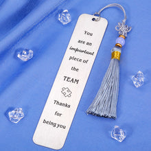 Load image into Gallery viewer, Employee Appreciation Gifts Bookmark for Coworker Colleagues Retirement Gifts for Best Friends Going Away Farewell Thank You Gifts for Boss Leader Mentor Manager Birthday Gifts Christmas Thanksgiving