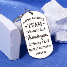 Load image into Gallery viewer, Employee Appreciation Gifts for Coworkers Thank You Gifts Inspirational Keychain for Women Men Team Gifts from Boss Retirement Gifts for Teacher Appreciation Gifts for Nurse Coach Birthday Present