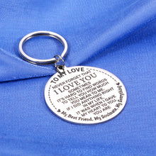 Load image into Gallery viewer, Easter Gifts for Her Love You Gifts for Him Keychain Husband Appreciation Gifts from Wife Wedding Day Gifts for Bride Groom Birthday Gift for Boyfriend Anniversary Present for Girlfriend Valentines