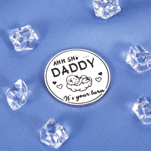 Load image into Gallery viewer, Funny Baby Gift Decision Coin for Expecting Parents to be Unique Gifts for New Mom Christmas Gifts for Dad Daddy Mummy Pregnancy Gifts for First Time Mom Gift Baby Shower Announcement Double-Sided
