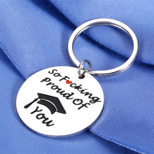 Load image into Gallery viewer, Funny Graduation Gifts for Her Him Class of 2023 Keychain High School College Grad Gifts for Senior Women Men Best Friends Masters Student Graduate Gifts for Son Daughter from Mom Dad Christmas Gifts