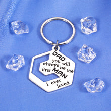Load image into Gallery viewer, Fathers Day Present for Dad Birthday Gifts Keychain Dad Gifts from Daughter Wedding Day Father of The Bride Gifts for Daddy Papa Padre Poppy Grandpa Gifts from Kids Son New Dad Gifts for Men Him