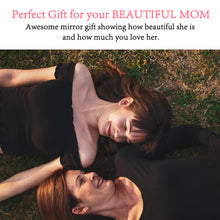 Load image into Gallery viewer, Lucullan Lepole Mom Gifts from Daughters I Love You Mom Rose Gold Compact Mirror Mom Birthday Gifts for Mom from Son Mother of The Bride Gifts for Mother in Law Stocking Stuffers for Women