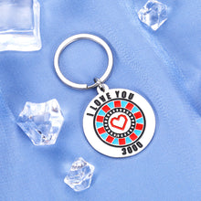Load image into Gallery viewer, I Love You 3000 Keychain Gift for Dad Mom Boyfriend Boys Husband from Daughter Son Girlfriend Wife Couples Christmas Anniversary Birthday Gift for Him Her Men Women