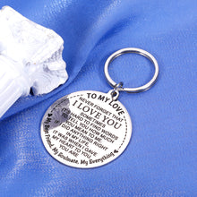 Load image into Gallery viewer, Easter Gifts for Her Love You Gifts for Him Keychain Husband Appreciation Gifts from Wife Wedding Day Gifts for Bride Groom Birthday Gift for Boyfriend Anniversary Present for Girlfriend Valentines