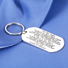 Load image into Gallery viewer, to My Dad Gifts from Son Love Keychain for Father Daddy Fathers Day Gifts for Dad Grandpa Stepdad from Kids Birthday Present to Papa Padre Father Figure for Men Him Dad Keyring