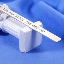 Load image into Gallery viewer, 11 Year Anniversary Bookmark Unique Christmas Gifts for Boyfriend Girlfriend Steel Anniversary for Husband Wife Wedding Anniversary Birthday Gifts for Him Her Valentines Gifts for Women Couple Gifts