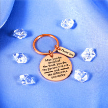 Load image into Gallery viewer, Christmas Gifts for Coworkers Motivational Team Gifts for Employee Appreciation Gifts Thank You Keychain for Boss Day Gifts Holiday Gifts for Coworkers Leaving Gifts for Women Nurse Teacher Retirement