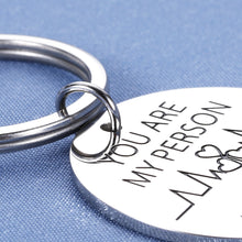 Load image into Gallery viewer, Best Friend Keychain Gift for BFF Sister Besties Teen Girl Women Friendship on Birthday Graduation Christmas You Are My Person Couple Key Charm for Lover Girlfriend Wife