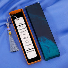 Load image into Gallery viewer, Employee Appreciation Gifts Bookmark for Coworker Colleagues Retirement Gifts for Best Friends Going Away Farewell Thank You Gifts for Boss Leader Mentor Manager Birthday Gifts Christmas Thanksgiving