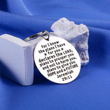 Load image into Gallery viewer, College Graduation Gifts for Her Him Bible Verse Inspirational Keychain High School Senior 2022 Graduates Gifts for Daughter Son Medical Nursing Students Graduation Gifts for Best Friends Teenagers