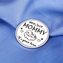 Load image into Gallery viewer, Funny Baby Gift Decision Coin for Expecting Parents to be Unique Gifts for New Mom Christmas Gifts for Dad Daddy Mummy Pregnancy Gifts for First Time Mom Gift Baby Shower Announcement Double-Sided