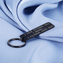 Load image into Gallery viewer, Boyfriend Girlfriend Keychain Husband Wife Couple Gift for Women Men Birthday Him and Her Valentines Day Fiancée Fiancé Anniversary from Boy Girl on Christmas Thanksgiving I Love You