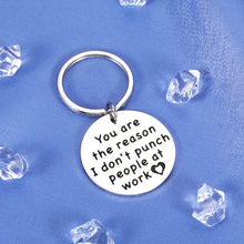 Load image into Gallery viewer, Funny Coworker Gifts Employee Christmas Gifts Keychain Thank You Gifts for Women Stocking Stuffers for Men Boss Gifts Teacher Appreciation Gifts Going Away Gifts Promotion Gifts for Colleague Friends