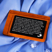 Load image into Gallery viewer, New Daddy Gifts for Men from Wife Wallet Insert Card for First Time Fathers Day Gifts Dad to Be New Baby Birth Pregnancy Announcement for Him Expectant Dad Daddy Birthday Mini Love Note