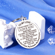 Load image into Gallery viewer, Easter Gifts for Her Love You Gifts for Him Keychain Husband Appreciation Gifts from Wife Wedding Day Gifts for Bride Groom Birthday Gift for Boyfriend Anniversary Present for Girlfriend Valentines