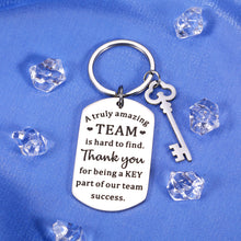 Load image into Gallery viewer, Employee Appreciation Gifts for Coworkers Thank You Gifts Inspirational Keychain for Women Men Team Gifts from Boss Retirement Gifts for Teacher Appreciation Gifts for Nurse Coach Birthday Present