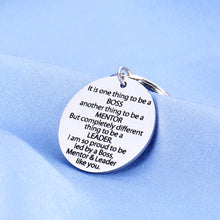 Load image into Gallery viewer, Bosses Day Gift Appreciation Keychains for Mentor Leader Leaving Going Away Supervisor Birthday Colleague Coworker Friends Goodbye Farewell Boss Lady Women Men Thank You Retirement Key Chain Gifts
