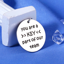 Load image into Gallery viewer, Employee Appreciation Gifts for Coworker Thank You Gifts Keychain Best Gifts for Male Boss Lady Retirement Gifts for Women Men Leaving Job Gifts for Office Friends Farewell Goodbye Gift Team Gifts