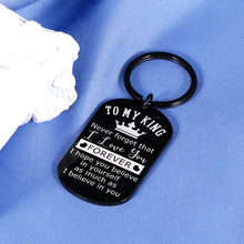 Load image into Gallery viewer, Anniversary Gifts for Husband from Wife Keychain for Boyfriend Gifts from Girlfriend Birthday Gifts for Men Wedding Engagement Gifts for Couples Newlywed Women Her Fiancé Gifts for Him