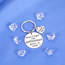 Load image into Gallery viewer, Appreciation Gifts for Men Keychains for Teachers Gifts for Employees Women Birthday Going Away Gift for Coworker Leaving Gifts Holiday Sweetest Day Gifts for Friend Firefighter Thank You Gift