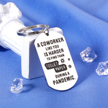 Load image into Gallery viewer, Xmas Gifts for Coworkers Funny Keychain Christmas Gifts for Colleagues Male Thank You Gifts Farewell Gifts for Friend Woman Birthday Going Away Gift for Coworker Leaving Gifts Appreciation Gifts