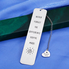 Load image into Gallery viewer, Bookmarks for Women Retirement Gifts for Men 2022 Teacher Appreciation Gifts Going Away Gift for Coworker Inspirational Gifts for Colleague Coach Thank You Gift Going Away Gift Boss Retired Bookmark