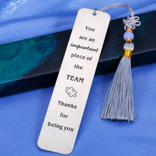 Load image into Gallery viewer, Employee Appreciation Gifts Bookmark for Coworker Colleagues Retirement Gifts for Best Friends Going Away Farewell Thank You Gifts for Boss Leader Mentor Manager Birthday Gifts Christmas Thanksgiving