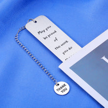 Load image into Gallery viewer, Thank You Gifts for Women Bookmarks for Book Lovers Coworker Christmas Gifts Employee Appreciation Gifts from Boss Lady Gifts for Women Retirement Gifts for Men Going Away Gift for Coworker Goodbye