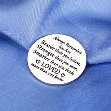 Load image into Gallery viewer, Long Distance Gifts Pocket Hug Token Christmas Gifts for Teenage Girls Boys Birthday Gifts for Friends Female Inspirational Gifts for Women Men Graduation Gifts Bestie Gift Lockdown Coin Double-Sided