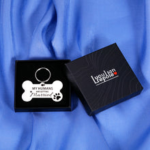 Load image into Gallery viewer, Engagement Gifts for Couples Newly Engaged Unique Dog Gifts for Dog Lovers Valentines Day Gifts for Pet Owner Dog Tag Wedding Gifts for Cat Dog Dad Mom Bride to be My Humans are Getting Married
