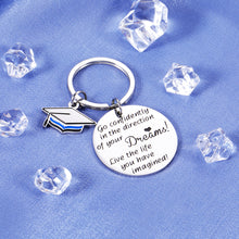 Load image into Gallery viewer, Graduation Gift for High School Graduate Boy Girl Inspirational Keychain for Daughter Son Teenagers College Graduation Gifts for Him Her Women Men Best Friends Senior Prom Homecoming Present