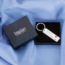 Load image into Gallery viewer, Son Keychain Gift for Boys Him from Mom Dad Remember I Love You Birthday Thanksgiving Christmas Graduation Back to School Wedding Present for Children Kid Teenage