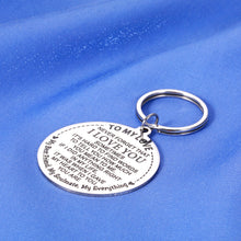 Load image into Gallery viewer, Easter Gifts for Her Love You Gifts for Him Keychain Husband Appreciation Gifts from Wife Wedding Day Gifts for Bride Groom Birthday Gift for Boyfriend Anniversary Present for Girlfriend Valentines