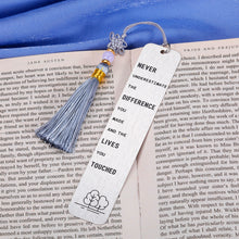 Load image into Gallery viewer, Book Lover Gifts Thank You Inspirational Gifts Bookmark for Women Men Teacher Employee Appreciation Gifts Going Away Gifts for Coworkers Friends Office Retirement Gifts Boss Goodbye Farewell Gifts