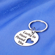 Load image into Gallery viewer, Keychain for Boyfriend Gifts from Girlfriend Valentines Day Gifts for Him Her Couples Gifts for Husband and Wife Christmas Gift Ideas for Women Birthday Gifts for Men Hubby Wifey Gifts Anniversary