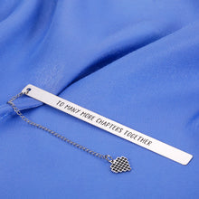 Load image into Gallery viewer, Anniversary Present for Boyfriend Girlfriend Bookmarks for Women Men Husband Birthday Gifts from Wife Wedding Gift for Couple Engagement Gifts for Fiance Fiancee Valentines Day Gifts for Him Her