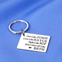 Load image into Gallery viewer, Yellowstone Gifts for Fans Lovers Keychain Yellowstone TV Show Merchandise for Men Best Friends Birthday Gifts for Kids Valentines Gifts for Boyfriend from Girlfriend Keyring Inspired Gift Souvenir