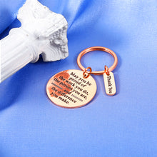 Load image into Gallery viewer, Christmas Gifts for Coworkers Motivational Team Gifts for Employee Appreciation Gifts Thank You Keychain for Boss Day Gifts Holiday Gifts for Coworkers Leaving Gifts for Women Nurse Teacher Retirement