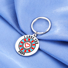 Load image into Gallery viewer, I Love You 3000 Keychain Gift for Dad Mom Boyfriend Boys Husband from Daughter Son Girlfriend Wife Couples Christmas Anniversary Birthday Gift for Him Her Men Women