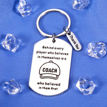 Load image into Gallery viewer, Coach Thank You Gift Baseball Basketball Coach Gifts Running Keychain Sports Cross Country Coach Gifts Football Softball Soccer Volleyball Gifts for Coaches Appreciation Gifts for Teacher Retirement