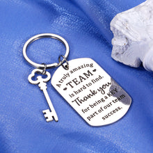 Load image into Gallery viewer, Employee Appreciation Gifts for Coworkers Thank You Gifts Inspirational Keychain for Women Men Team Gifts from Boss Retirement Gifts for Teacher Appreciation Gifts for Nurse Coach Birthday Present