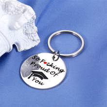 Load image into Gallery viewer, Funny Graduation Gifts for Her Him Class of 2023 Keychain High School College Grad Gifts for Senior Women Men Best Friends Masters Student Graduate Gifts for Son Daughter from Mom Dad Christmas Gifts