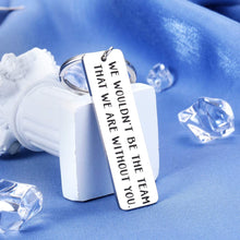 Load image into Gallery viewer, Boss Coach Thank You Keychain Gifts for Mentor Instructor Supervisor Christmas Birthday Appreciation from Basketball Soccer Baseball Player Swimming Team Members for Coworker Employee Going Away