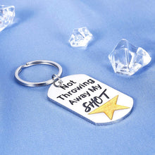 Load image into Gallery viewer, Hamilton Musical Merchandise Inspirational Valentines Fans Gifts Keychain for Teen Girls Not Throwing Away My Shot Broadway Theater Inspired Keychains for Women Men Kids Children Birthday Graduation
