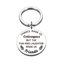 Load image into Gallery viewer, Colleague to Friend Gifts for Women Birthday Keychain Going Away Gift for Coworker Leaving Gifts for Men Employee Appreciation Present for Work Best Friend to Friend Gifts Goodbye Farewell Retirement