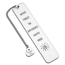Load image into Gallery viewer, Bookmarks for Women Retirement Gifts for Men 2022 Teacher Appreciation Gifts Going Away Gift for Coworker Inspirational Gifts for Colleague Coach Thank You Gift Going Away Gift Boss Retired Bookmark