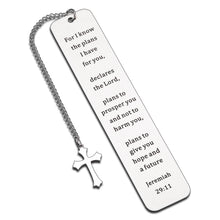 Load image into Gallery viewer, Religious Gifts for Women Men Christian Gifts Inspirational Bible Bookmarks for Book Lovers Graduation Gifts for Daughter Son Baptism Gift Get Well Soon Gifts for Kids Christmas Stocking Stuffers