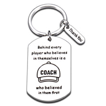 Load image into Gallery viewer, Coach Thank You Gift Baseball Basketball Coach Gifts Running Keychain Sports Cross Country Coach Gifts Football Softball Soccer Volleyball Gifts for Coaches Appreciation Gifts for Teacher Retirement
