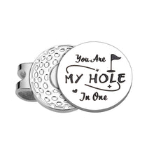 Load image into Gallery viewer, Christmas Gift for Boyfriend from Girlfriend Golf Ball Marker Hat Clip Stocking Stuffers for Husband Valentines Day Gifts for Him Golf Gifts for Men Groom Fiance Gifts for Him Golf Accessories for Men
